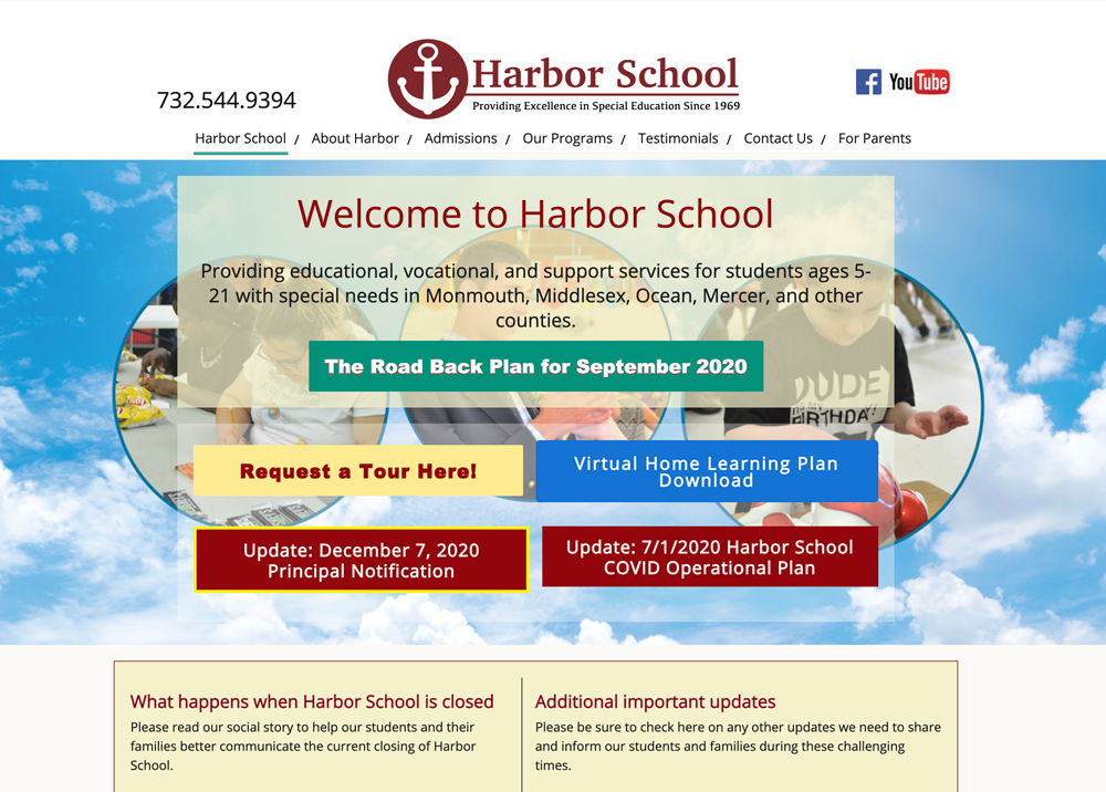 special education school website design