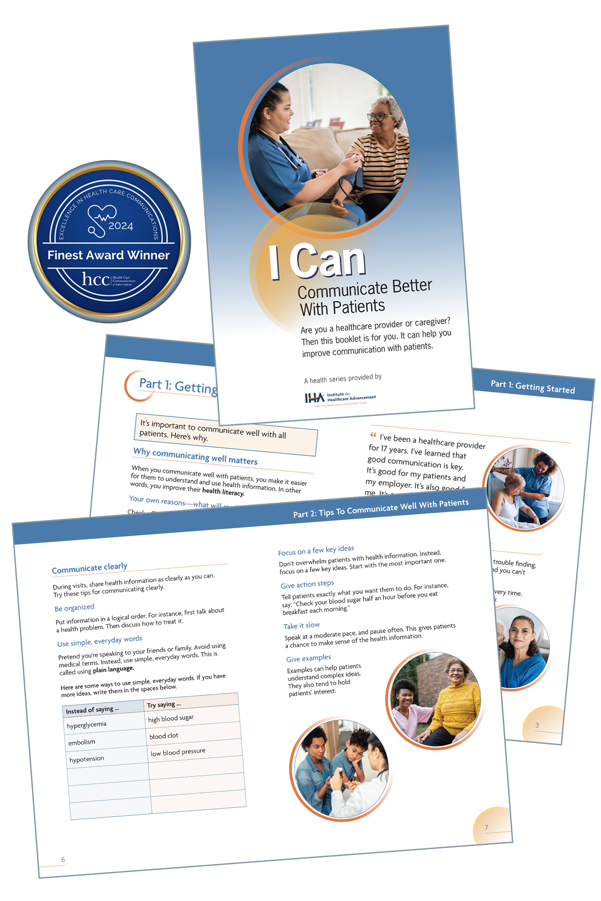 health care communication and health literacy for patient care givers